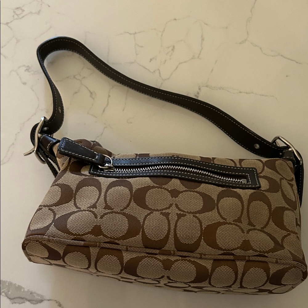 Coach Dark Brown Leather Bag